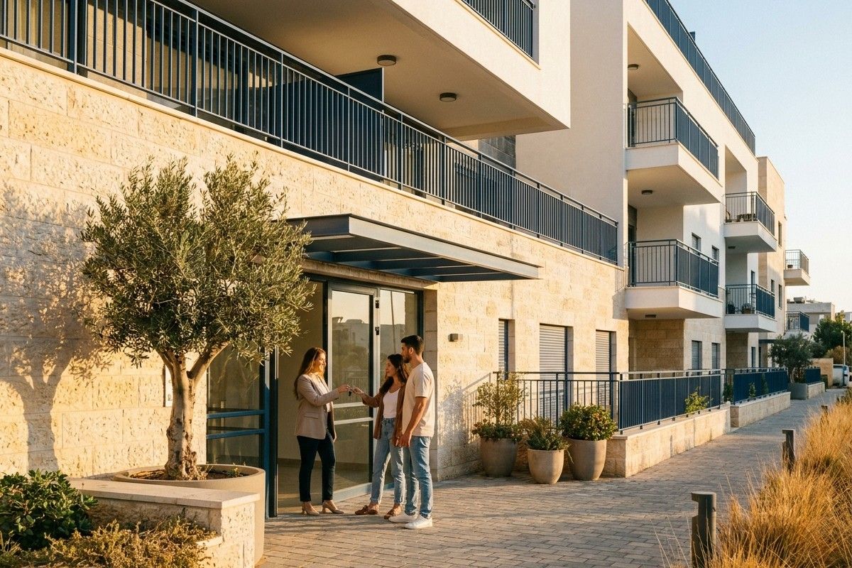 בניין מגורים ישראלי מודרני — ביטוח מבנה למשכנתא